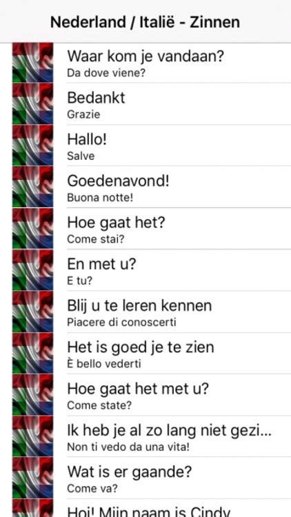 vertalen italiaans nederlands zinnen.